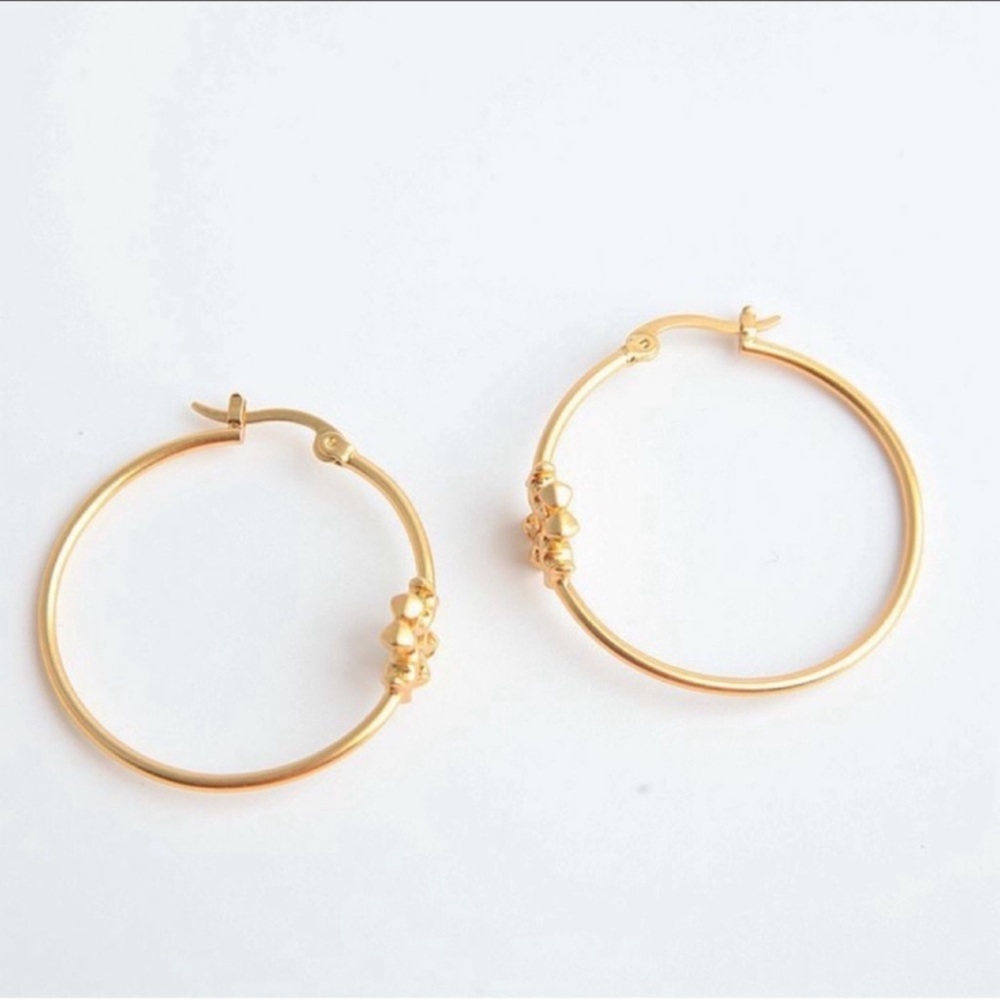 NWOT Tory Burch Eleanor Hoop Earring - Picture 4 of 4